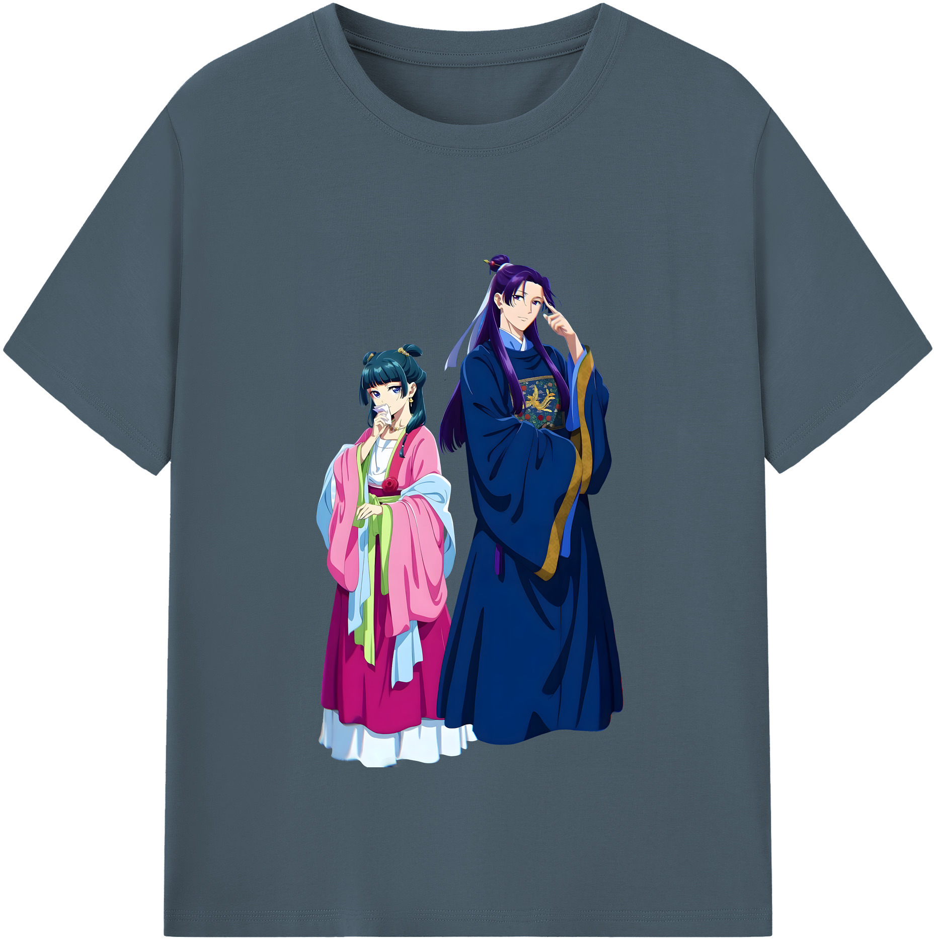 （画像用） 薬屋のひとりごと The Apothecary Diaries 綿100％半袖Tシャツ（フロントプリント）